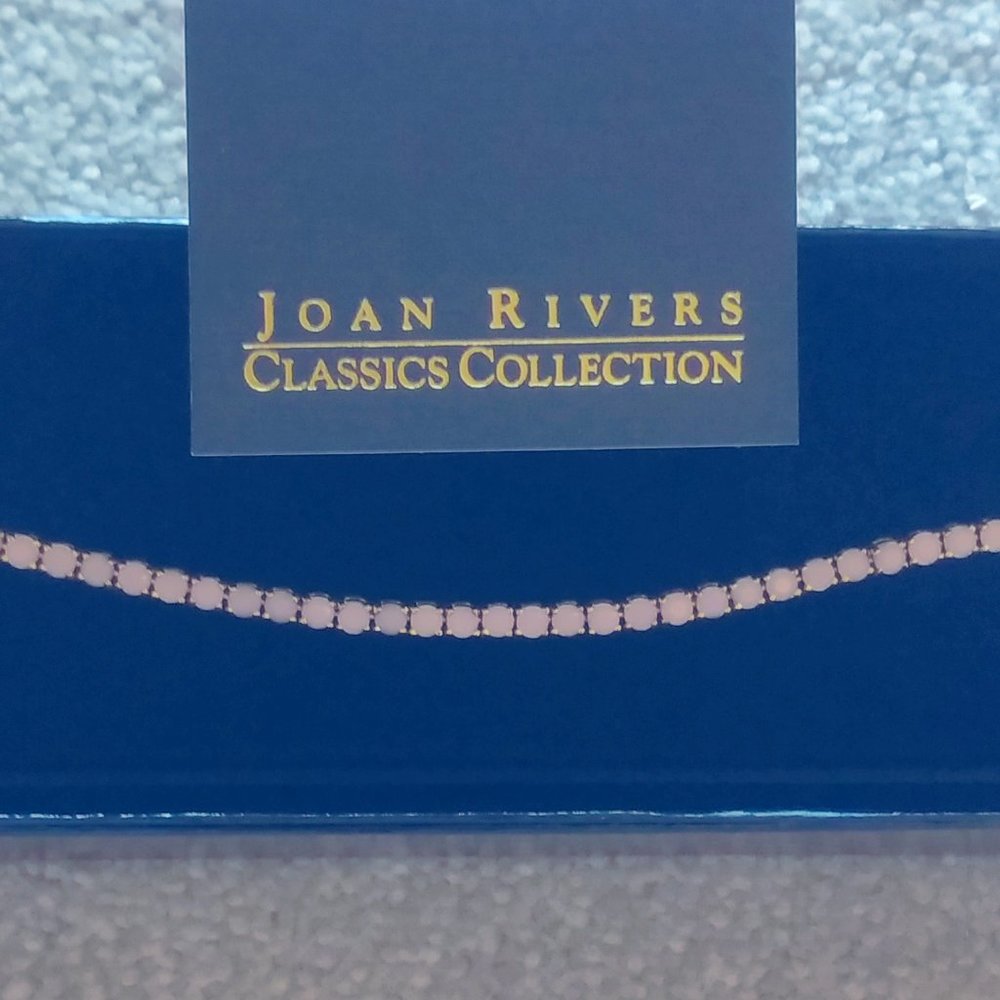 NIB Goldtone faceted pink stone tennis bracelet